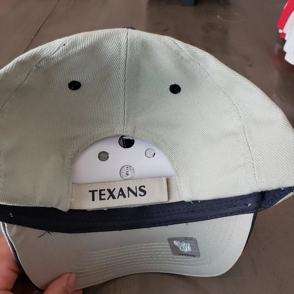 NEW Houston Texans Hat Cap Adult Strap Back Gray NFL Football Adjustable Mens A3